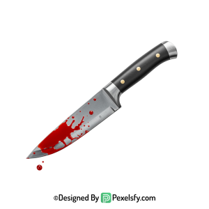 Bloody Knife PNG Editable Format transparent background