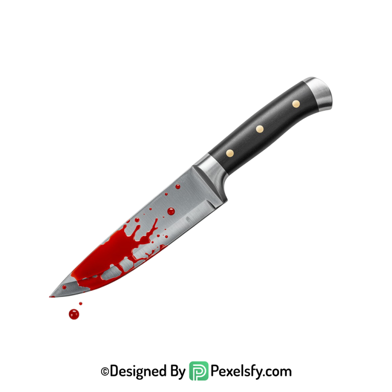 Bloody Knife PNG Editable Format transparent background