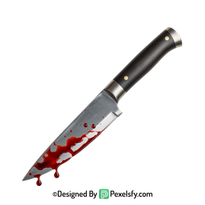 Bloody Knife PNG for Social Graphics transparent