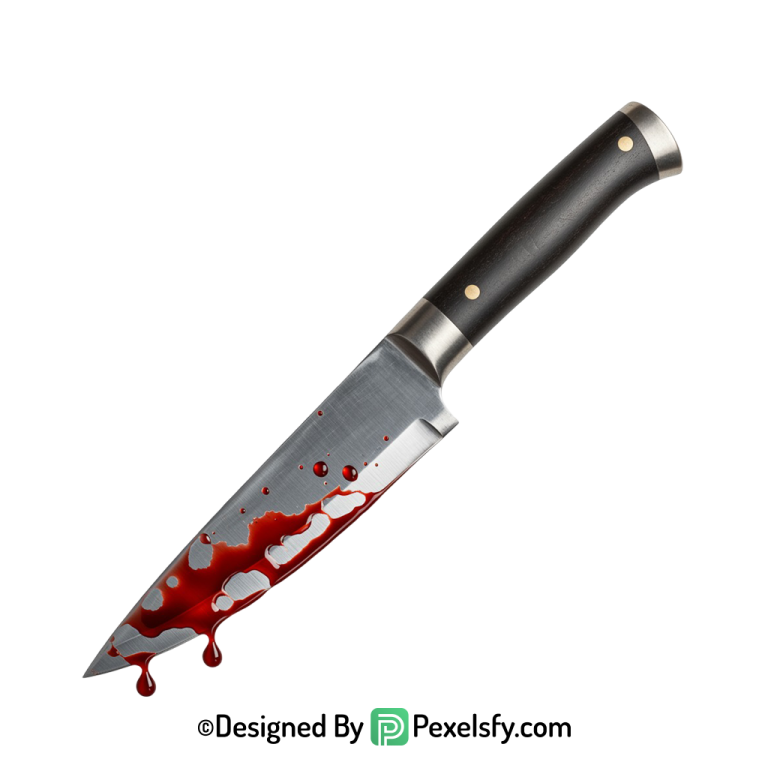 Bloody Knife PNG for Social Graphics transparent