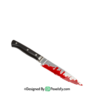Bloody Knife PNG for Motion Design transparent