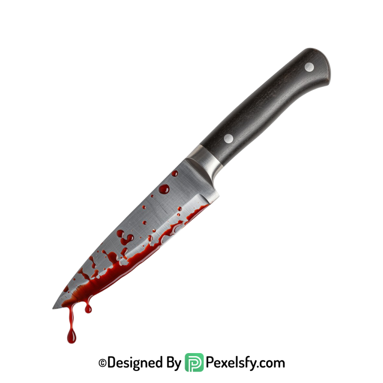 Bloody Knife PNG for Horror transparent background