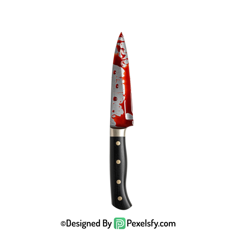 Bloody Knife PNG for Tense Scenes transparent
