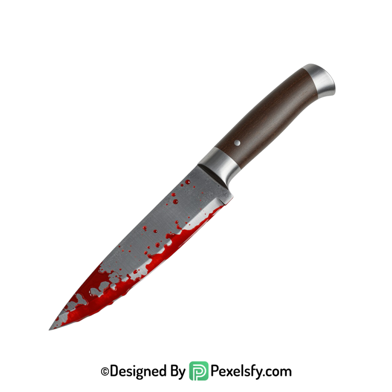 High Quality Bloody Knife PNG transparent background