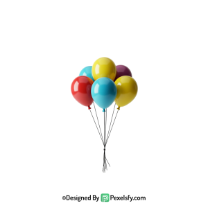 anniversary balloons png image download now, happy