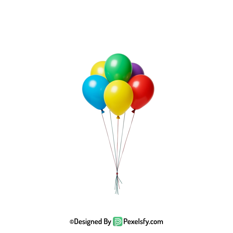 sparkle balloons png image festive clipart, happy