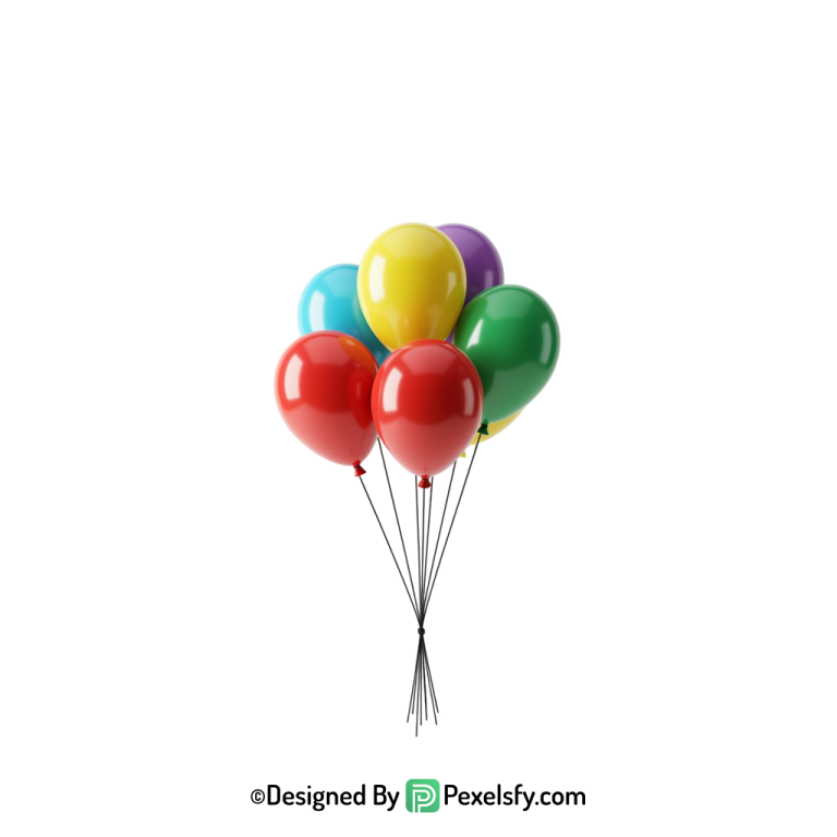 balloons png image perfect for celebration, happy