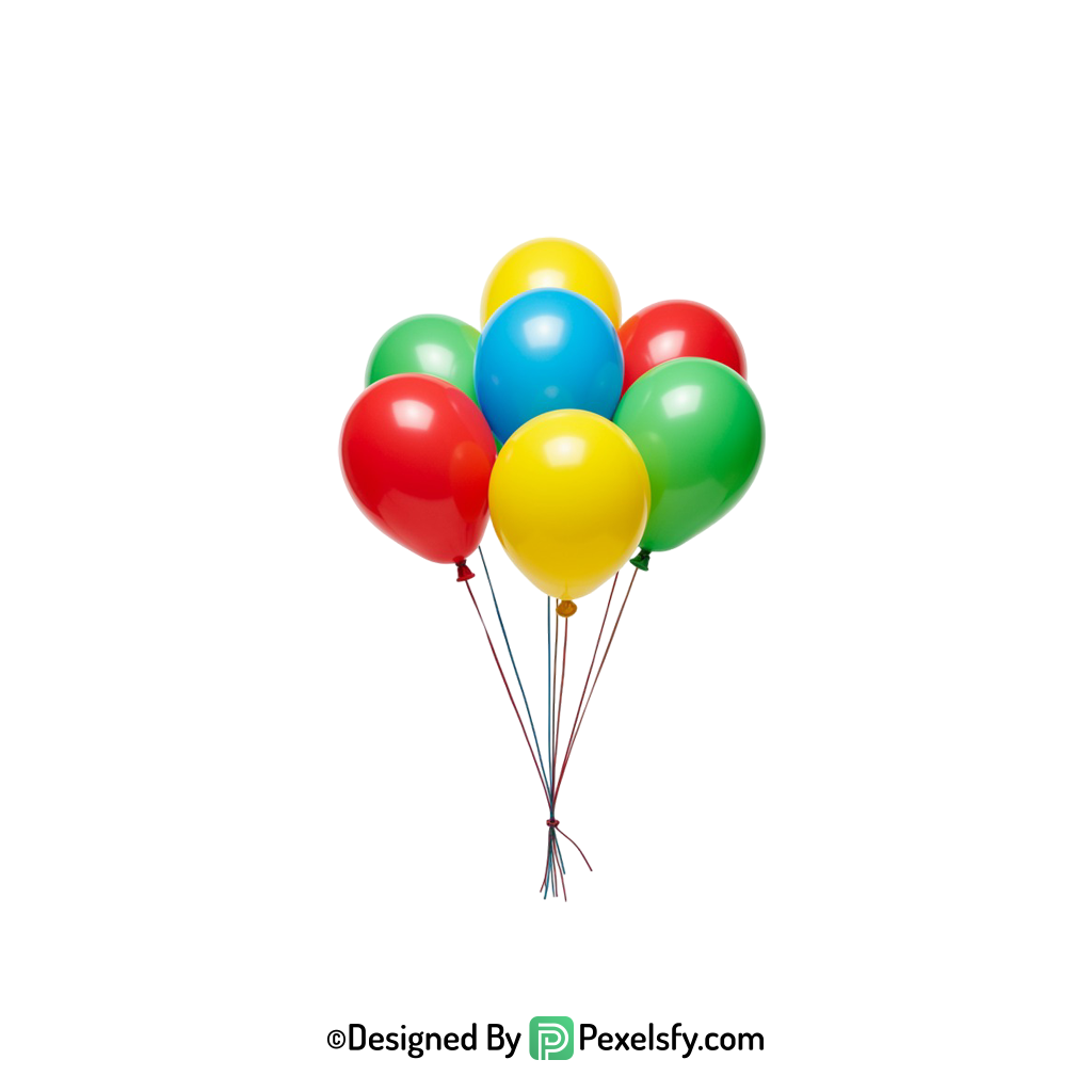transparent balloons png image high resolution, happy