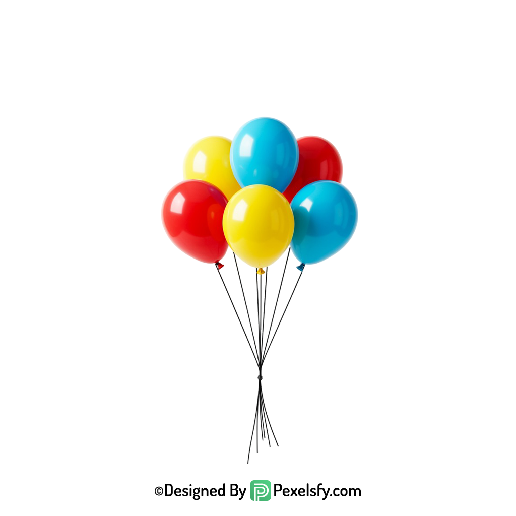 party balloons png image download free, happy