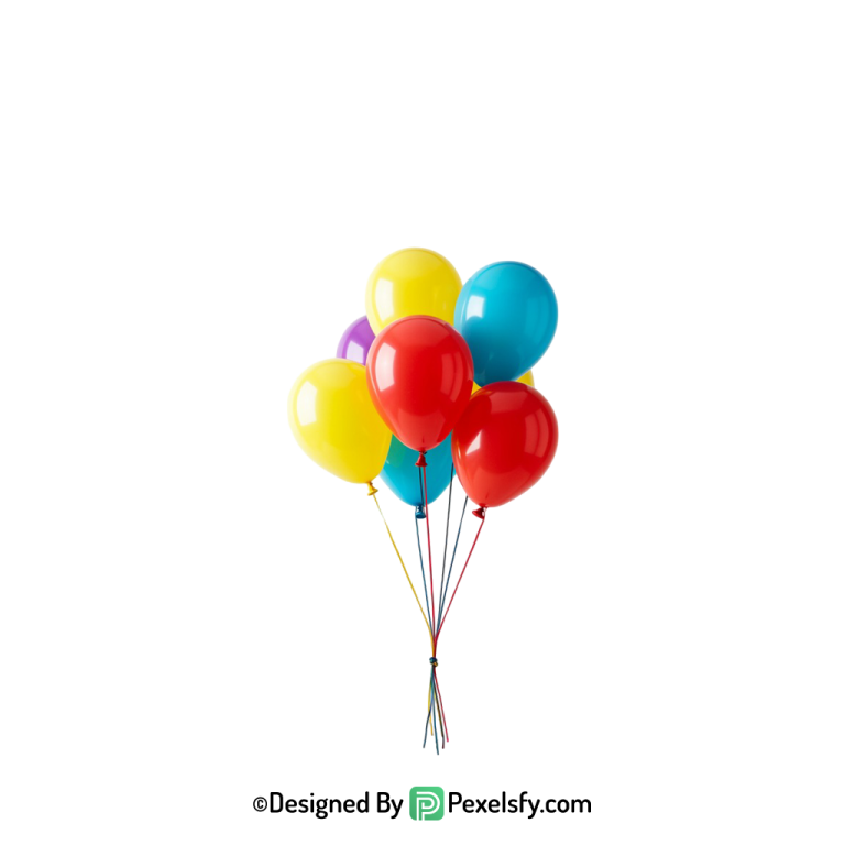 bubbles and balloons png image design, happy