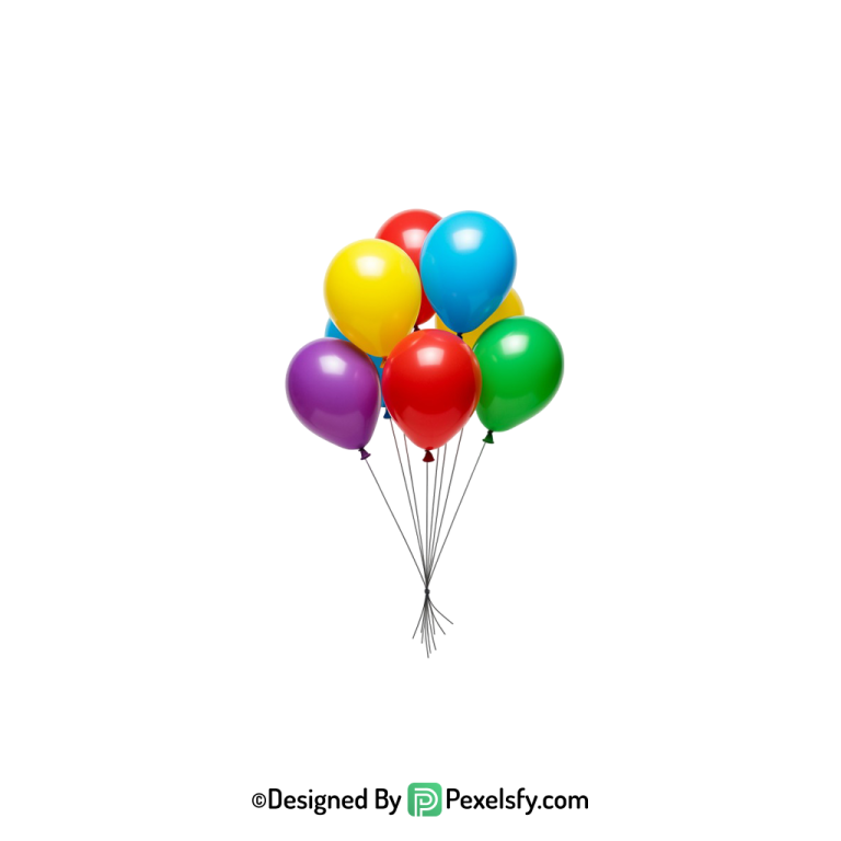 balloons png image decorative party asset, happy