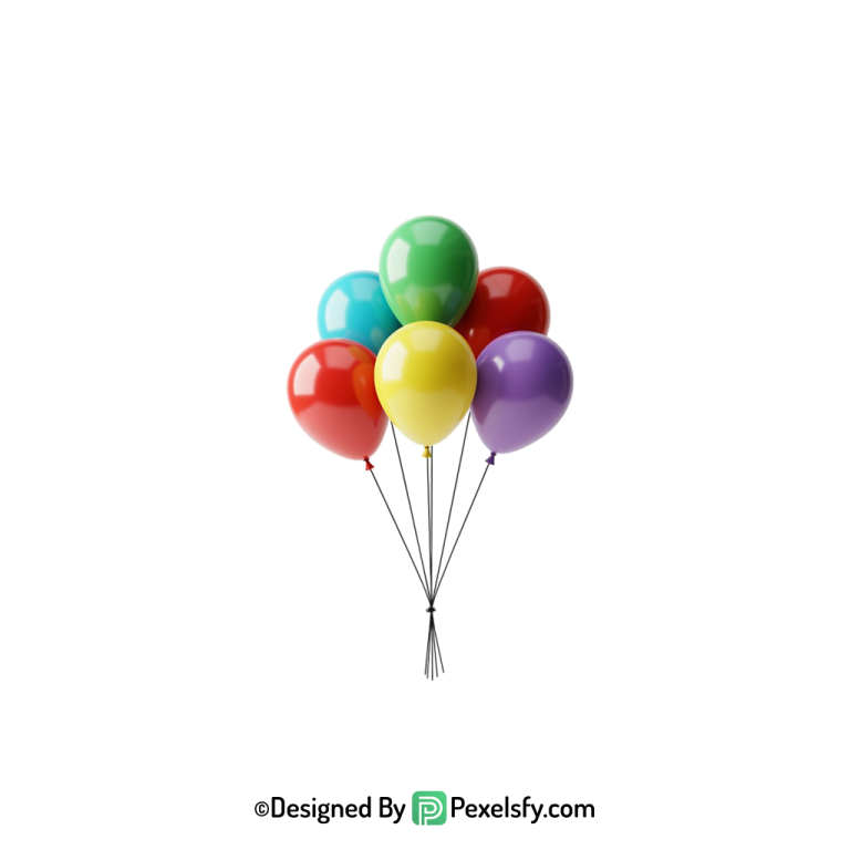 balloons png image pastel theme decor, happy