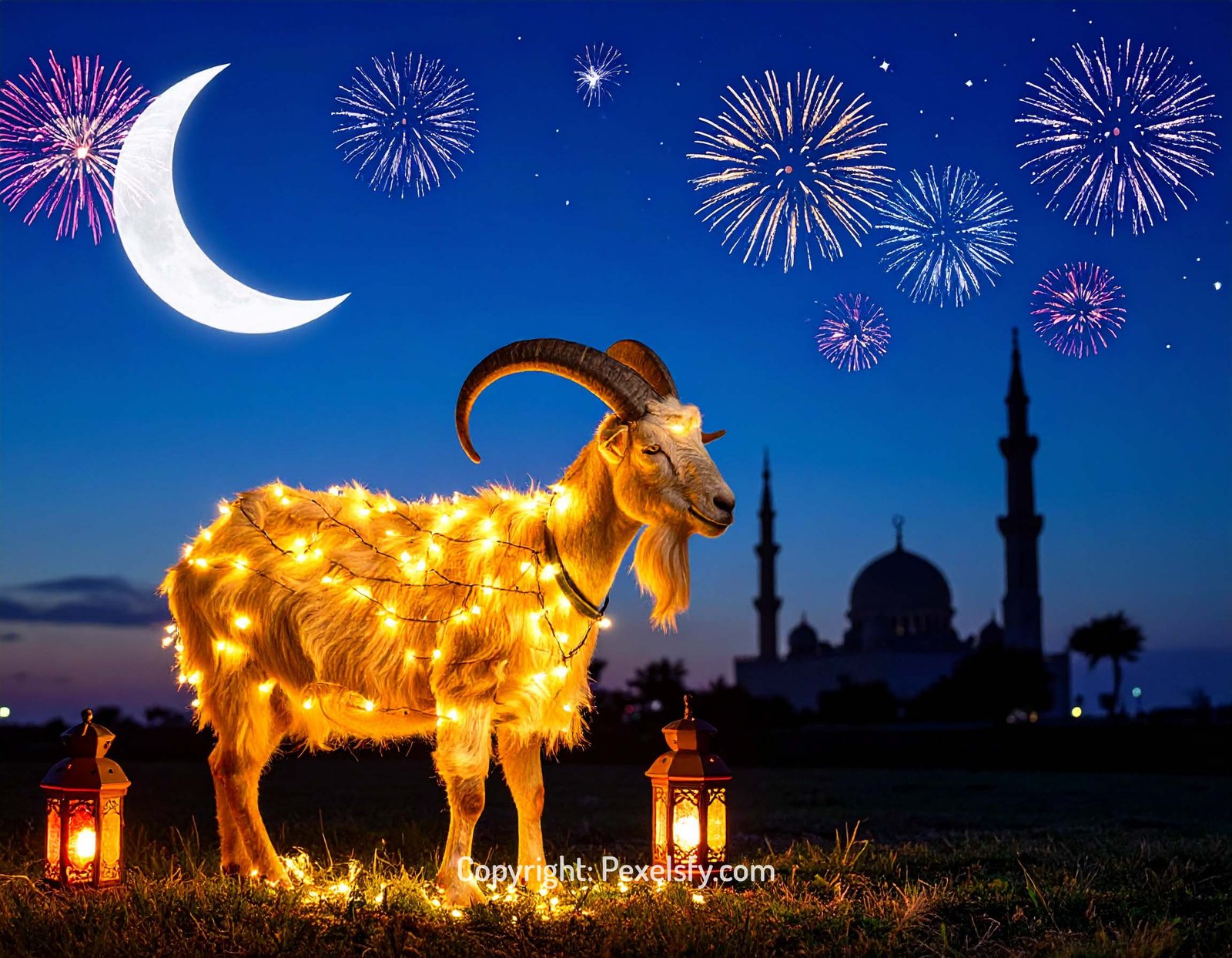 Camels Join Procession for Eid al-Adha