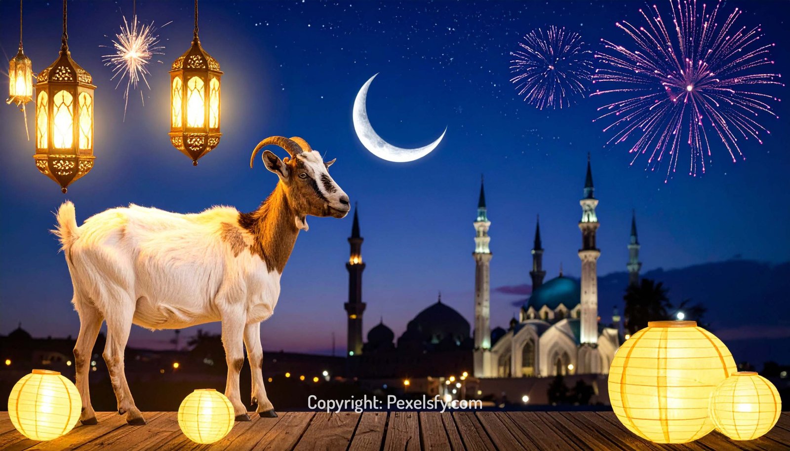 Sunrise Colors Cover Eid Celebration Site