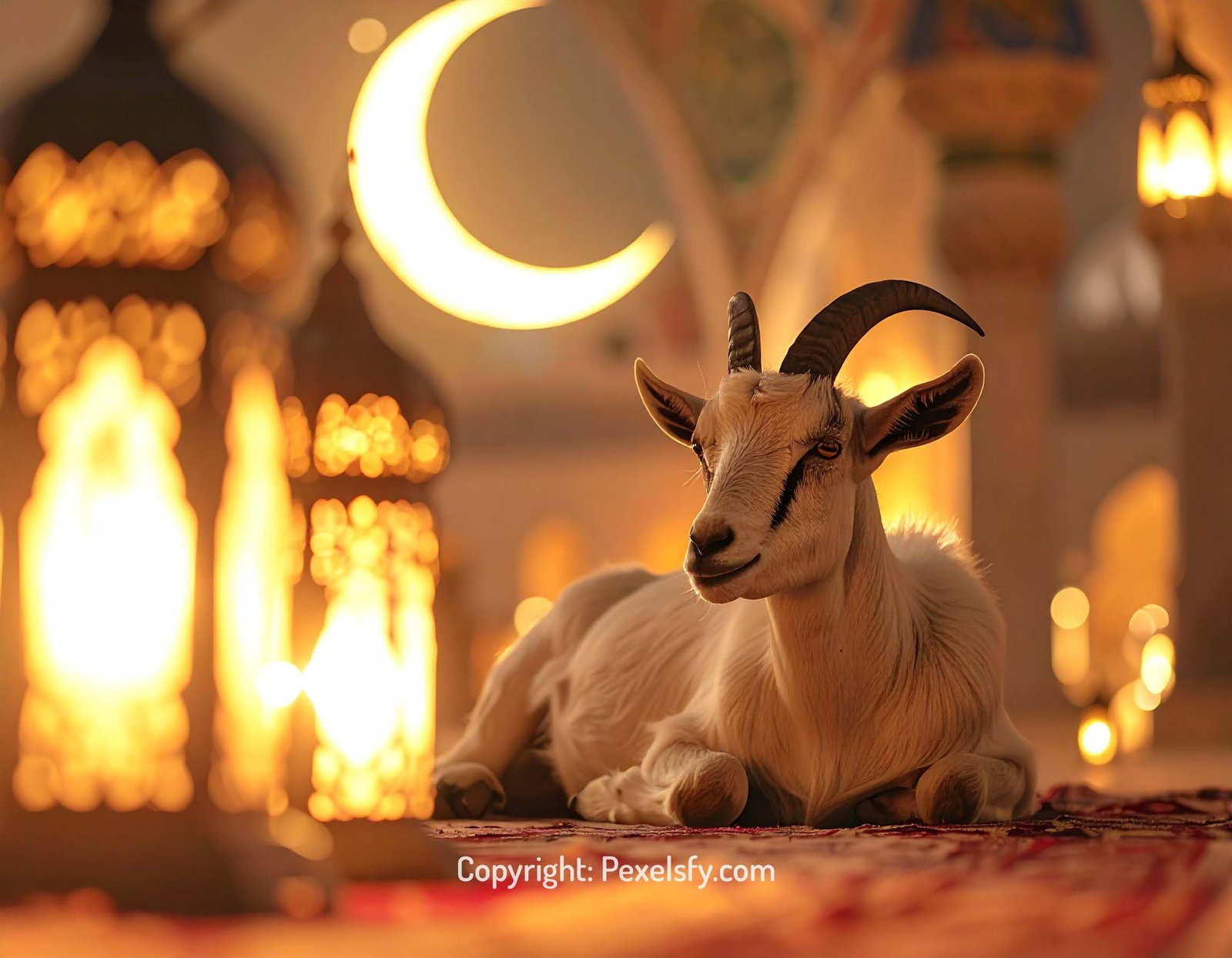 Celebration Fires Warm Eid Night