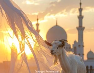 Eid Morning Lights Over Grand Mosque