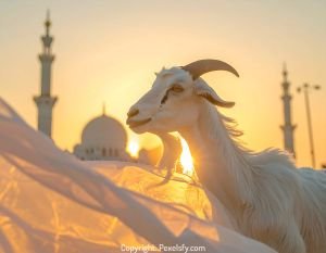 Spiritual Eid al-Adha Moment at Dusk