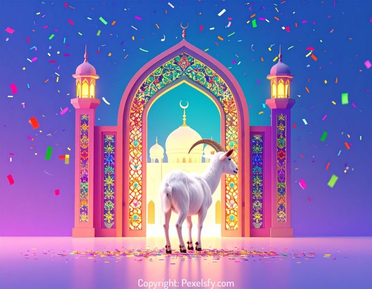 Starry Night Over Eid al-Adha Celebration