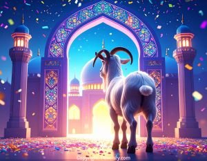 Goats Resting in Eid Morning Light