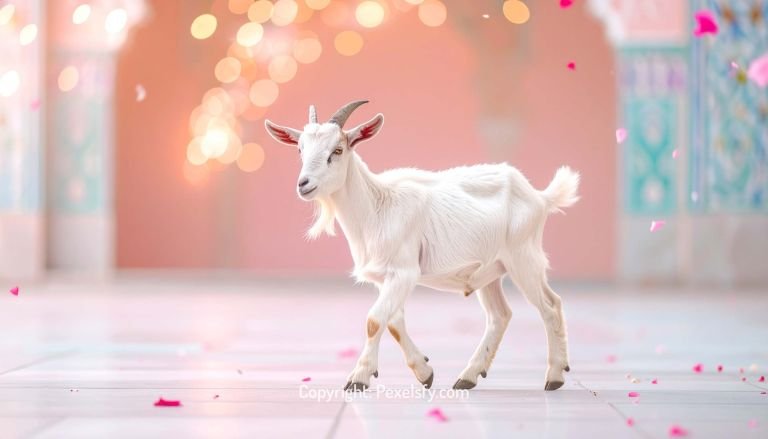 Goats Waiting in Eid al-Adha Pen