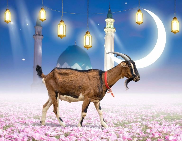 Decorated Doorway for Eid al-Adha Guests