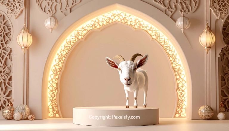 Bright Mosaic Decorations on Eid Day