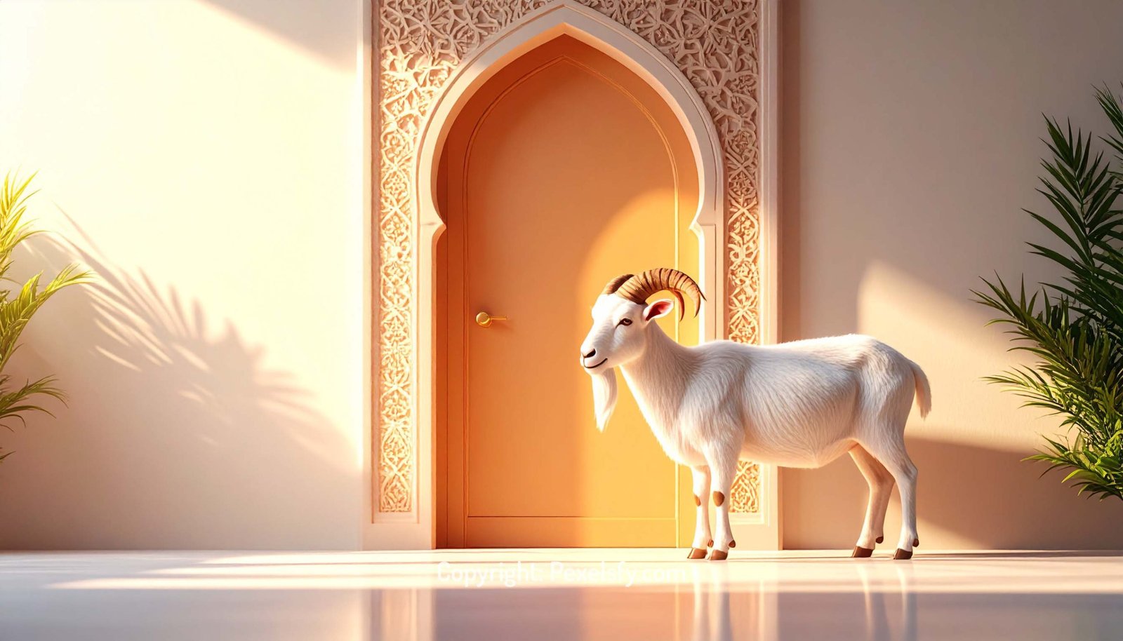Sunrise Paints Eid Morning in Gold
