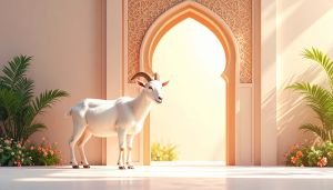 Goats in Shade on Eid Morning