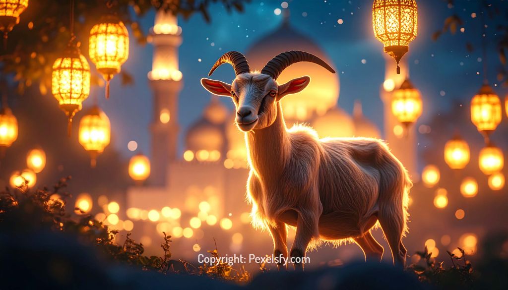 Eid al-Adha Decorations on City Streets