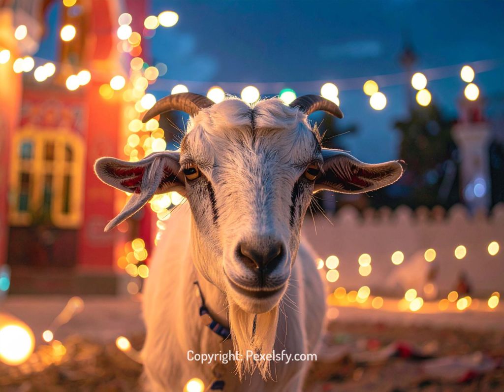 Eid Celebrants in Traditional Dress Gather