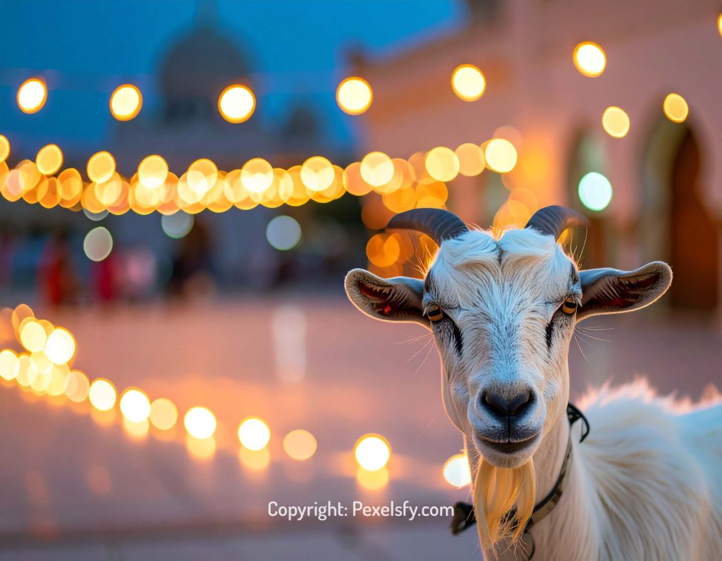 Prayer Mats Laid for Eid al-Adha