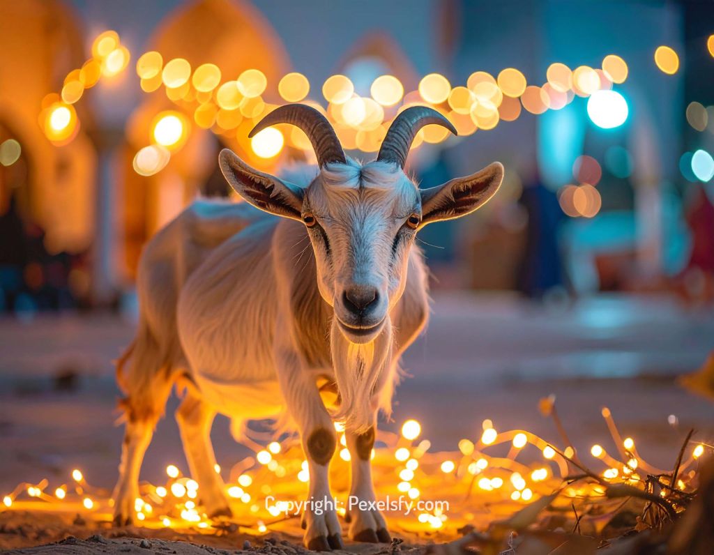 Eid al-Adha Festive Architecture Shot