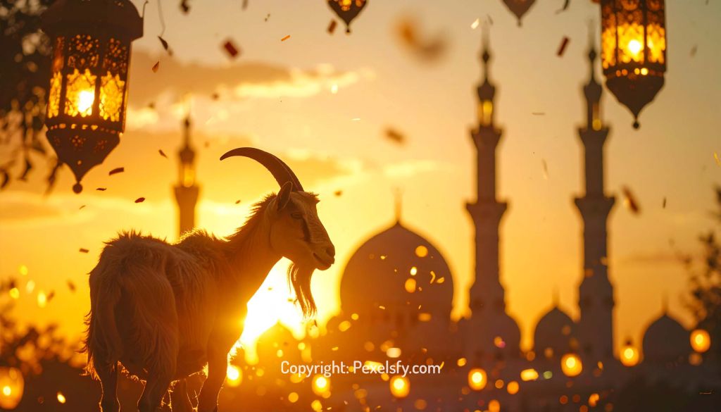 Dramatic Sky Over Eid al-Adha Scene