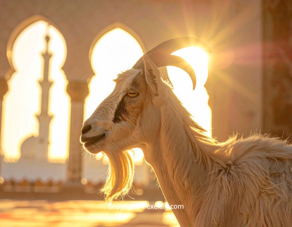 High Angle Eid Cityscape at Dawn