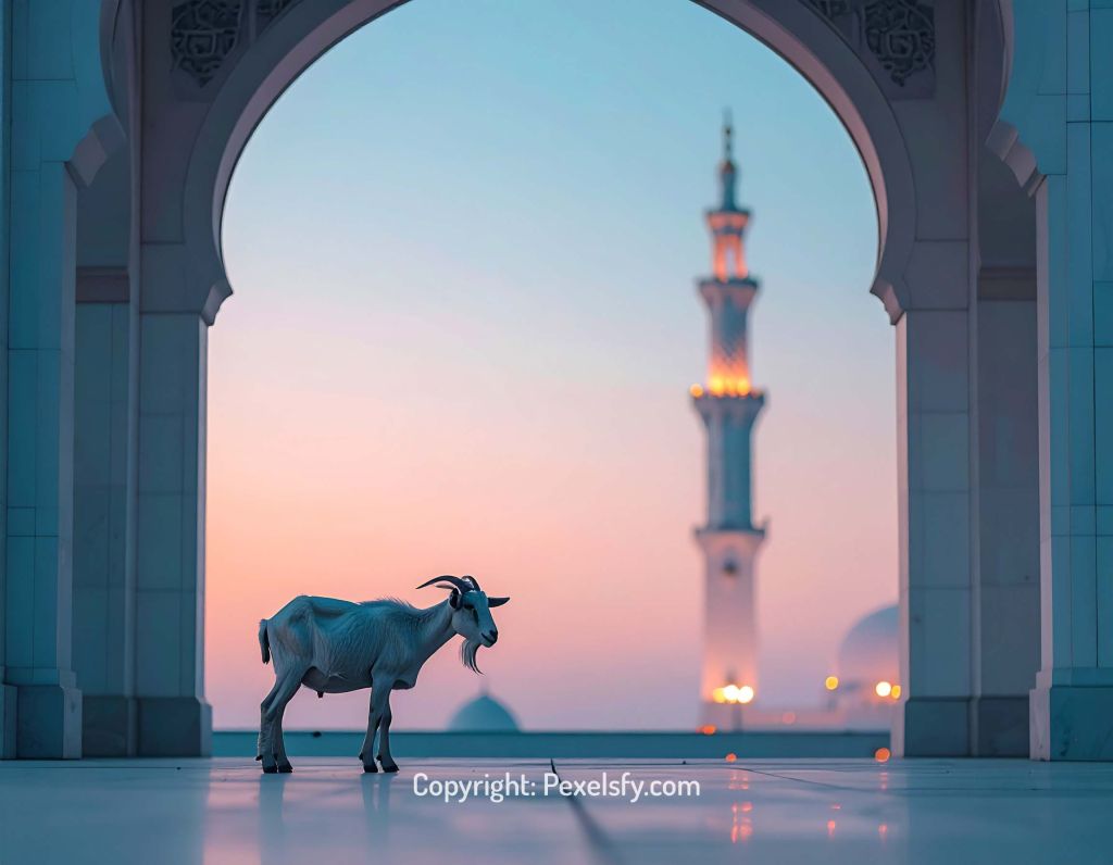 Traditional Eid Feast Outdoor Setup