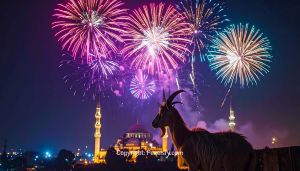 Warm Colors of Eid al-Adha Scene