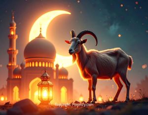 Eid al-Adha Courtyard Full of Life