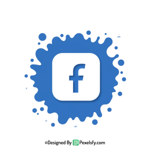 Facebook Splash Logo PNG for Creators, transparent