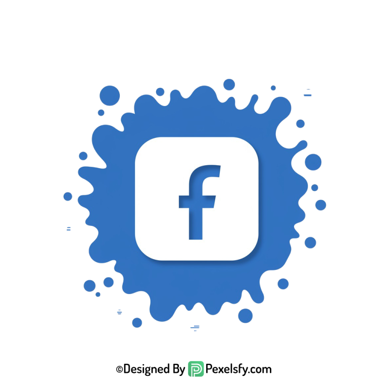 Facebook Splash Logo PNG for Creators, transparent