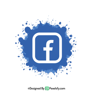 Facebook Splash Logo PNG on White, transparent