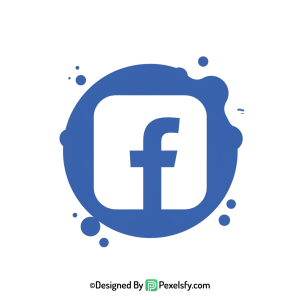 HD Facebook Splash Logo PNG, transparent background
