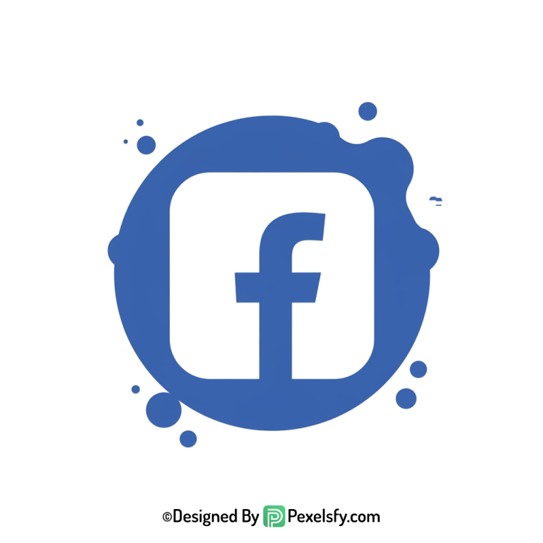 HD Facebook Splash Logo PNG, transparent background