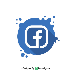 Editable Facebook Splash Logo PNG, transparent background