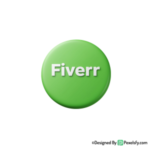 fiverr logo png for branding, transparent background