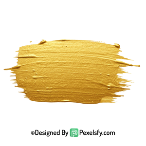 gold paint brush png stroke clipart transparent