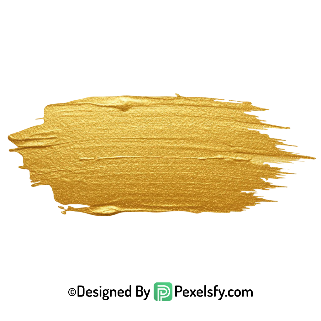 gold paint brush png digital art transparent