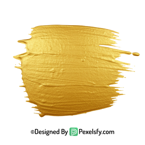 gold paint brush png with texture transparent
