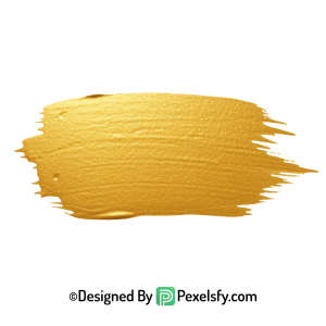 gold paint brush png luxury accent transparent