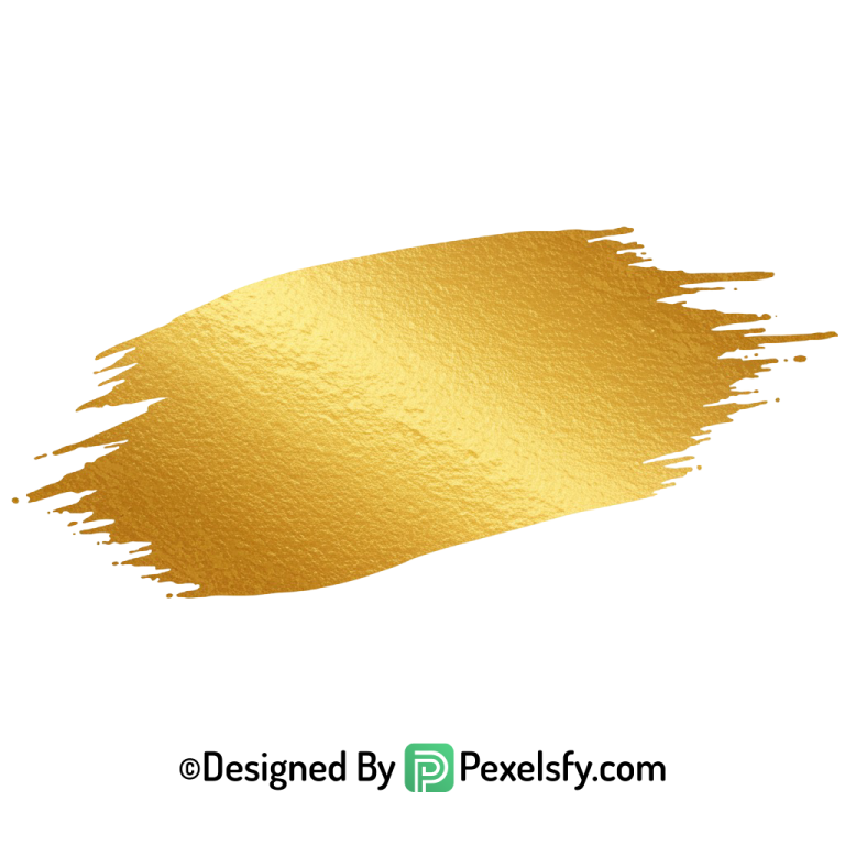 gold paint brush png stylish overlay transparent