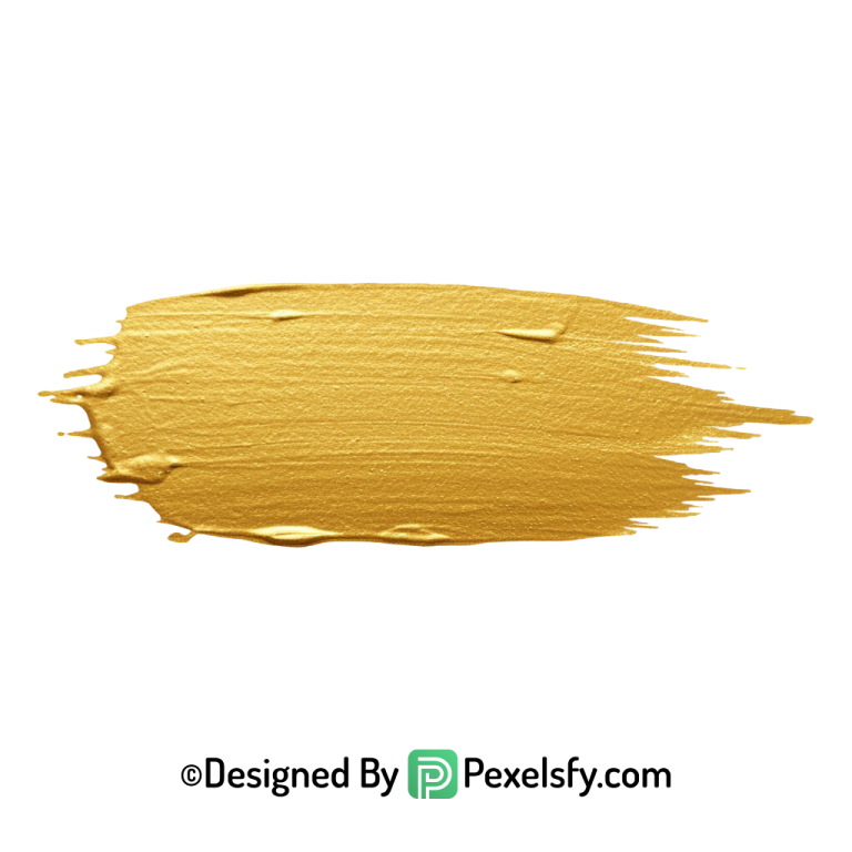 gold paint brush png high resolution transparent
